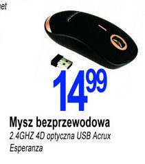 Mysz bezprzewodowa acrux Esperanza promocja