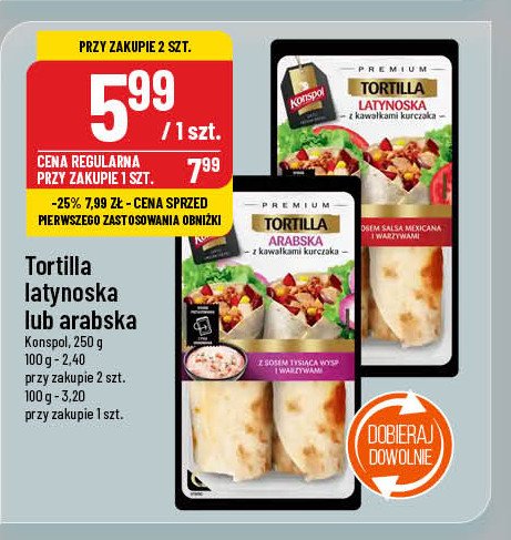 Tortilla latynoska Konspol promocja