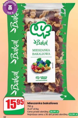 Mieszanka bakaliowa  promocja w Dino