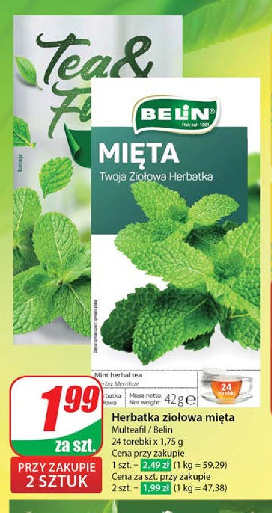 Herbata mięta Tea & fun promocja