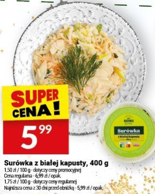 Surówka z białej kapusty, 400 g promocja w Twój Market