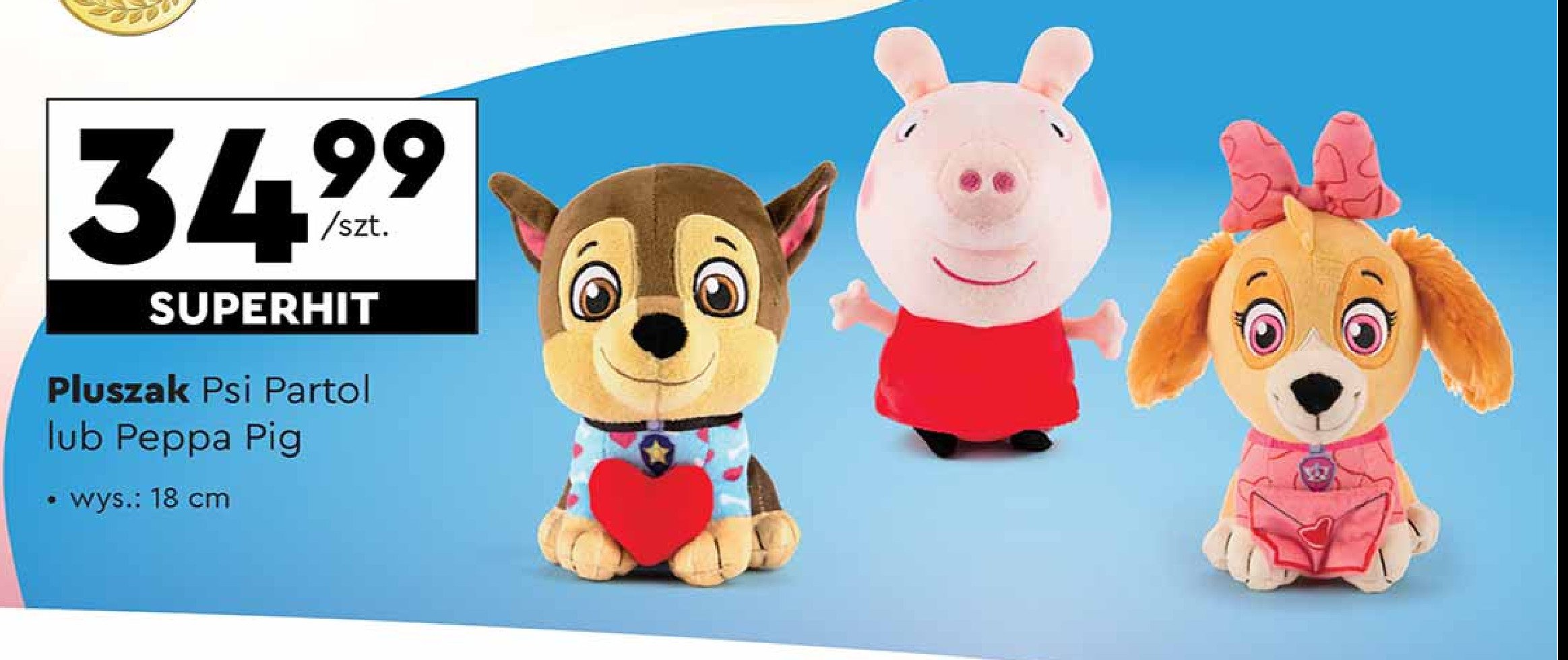 Pluszak peppa pig 18 cm promocja w Biedronka