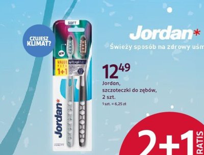 Szczoteczka do zębów Jordan, 2 szt. promocja w Rossmann