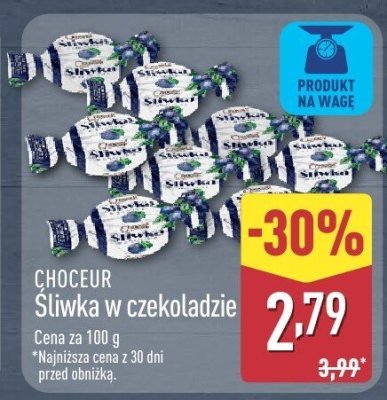 艢liwka w czekoladzie promocja w Aldi
