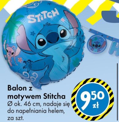 Balon z motywem Stitcha promocja w Tedi
