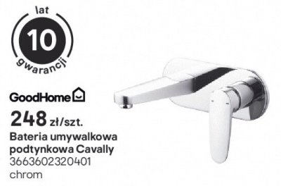 Bateria umywalkowa podtynkowa Cavally 3663602320401 chrom promocja w Castorama