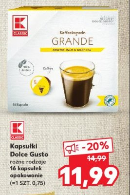 Kawa grande K-classic promocja