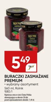 Buraczki zasmażane premium promocja w Chata Polska