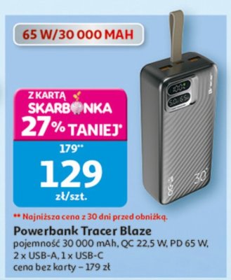 Powerbank Tracer Blaze promocja w Auchan