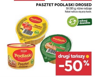 Pasztet podlaski Drosed różne rodzaje promocja w Stokrotka