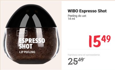 Peeling do ust Espresso Shot promocja w Rossmann