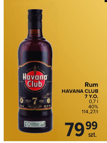 Rum Havana club anejo 7 y.o. promocja