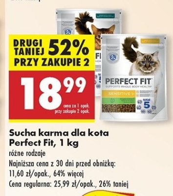 Karma dla kota sterile 1+ Perfect fit promocja
