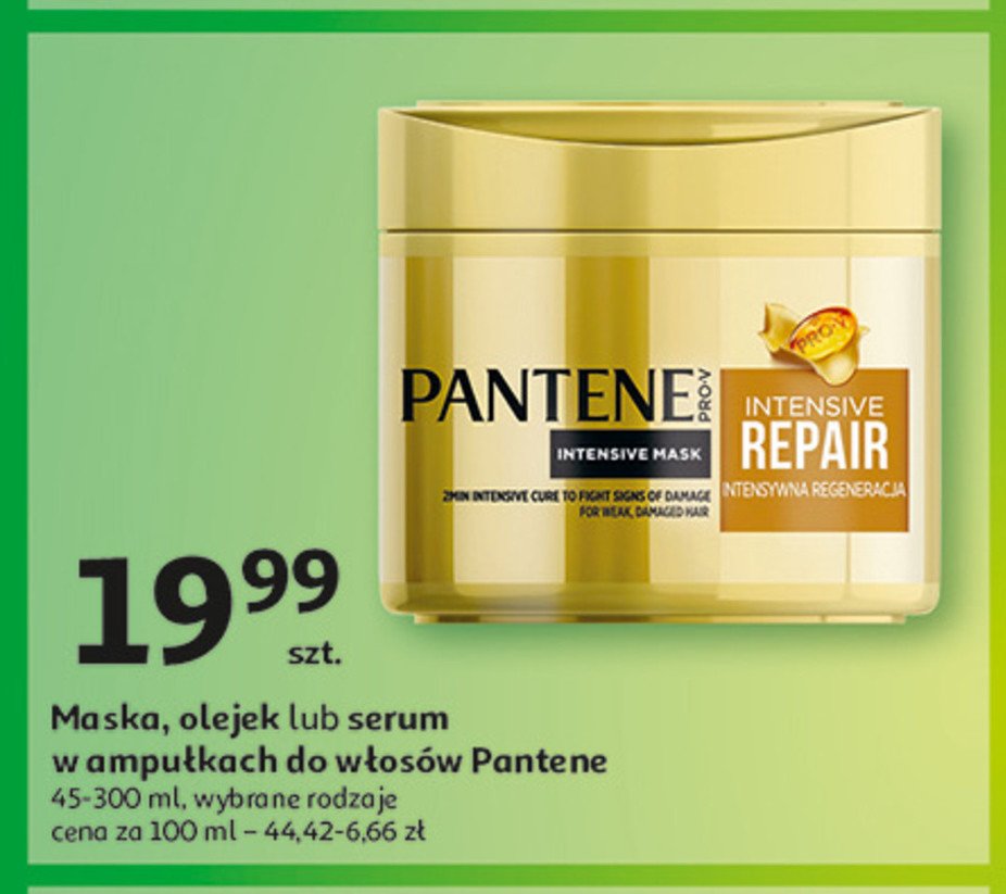 Serum wzmacniające do włosów Pantene pro-v promocja w Auchan