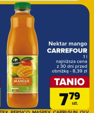 Nektar mango Carrefour sensation promocja