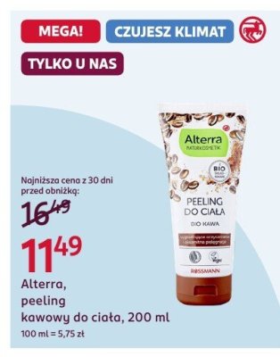 Peeling kawowy do ciała promocja w Rossmann
