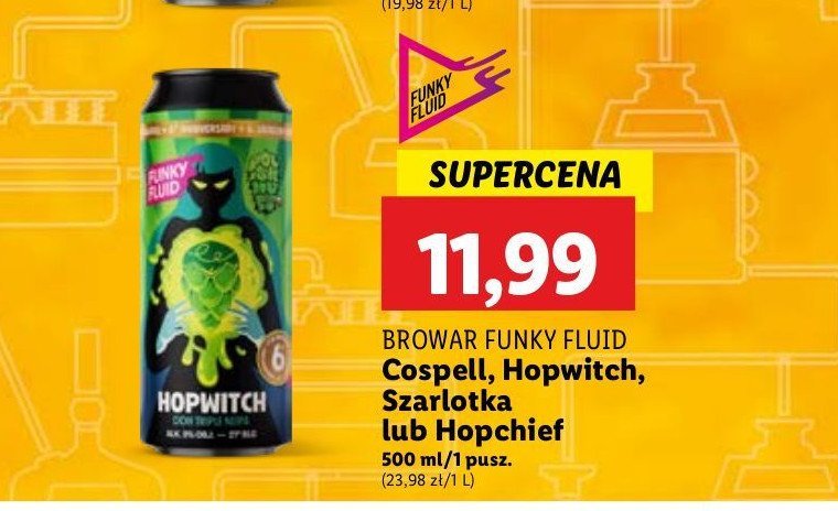 Piwo Funky fluid hopchief promocja