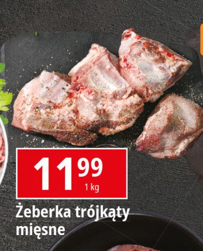 Żeberka trójkąty mięsne promocja