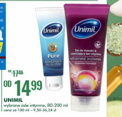 Żel do masażu intensywne doznania Unimil promocja
