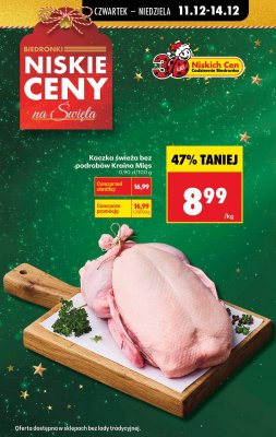 Kaczka świeża bez podrobów Kraina Mięs promocja w Biedronka