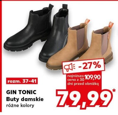 Buty damskie GIN TONIC różne kolory promocja w Kaufland