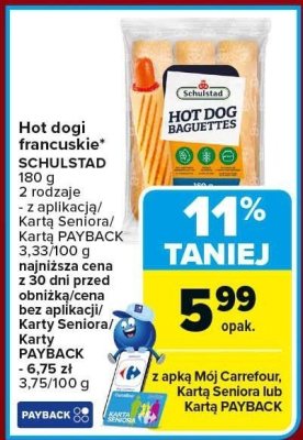 Hot dogi francuskie SCHULSTAD promocja w Carrefour