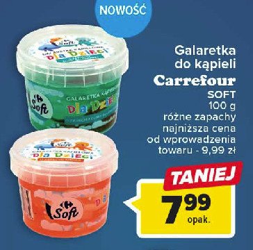 Galaretka do k膮pieli zielona Carrefour soft promocja