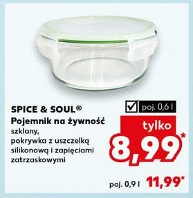 Pojemnik do żywności 600 ml Spice&soul promocja