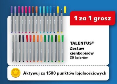 Zestaw cienkopisów 30 kolorów promocja w Kaufland