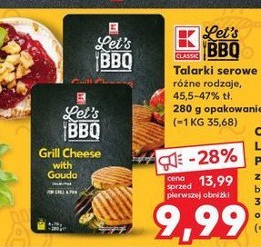 Talarki serowe z papryką chili K-classic let's bbq promocja
