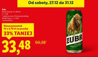 Piwo promocja w Lidl