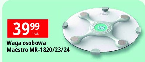 Waga kuchenna mr-1820 MAESTRO promocja