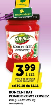 Koncentrat pomidorowy Łowicz promocja w ABC