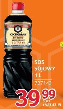 Sos sojowy Kikkoman 1l promocja w Selgros