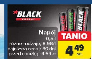 Nap贸j energetyczny sex energy zero sugar Black energy promocja