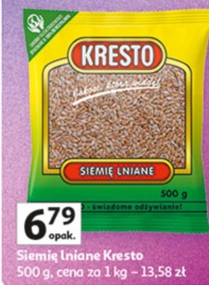 Siemię lniane Kresto 500 g promocja w Auchan