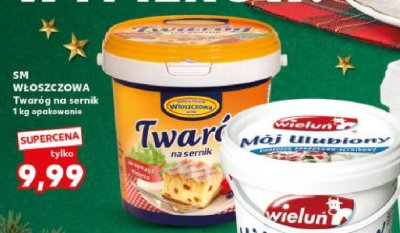 Twaróg na sernik SM Włoszczowa 1 kg promocja w Kaufland