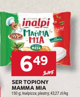 Ser topiony pizza Inalpi promocja