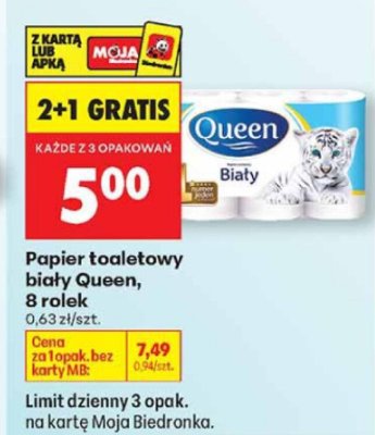 Papier toaletowy promocja w Biedronka