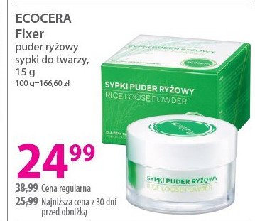 Puder ryżowy sypki Ecocera promocja