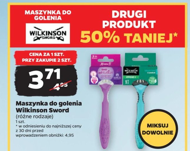 Maszynka do golenia Wilkinson intuition fab promocja