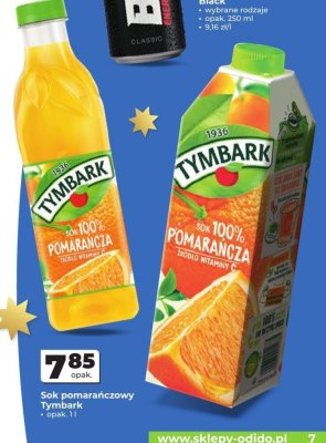 Sok pomarańczowy Tymbark promocja w Odido