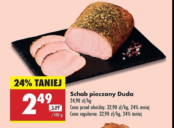 Schab pieczony Silesia duda promocja w Biedronka