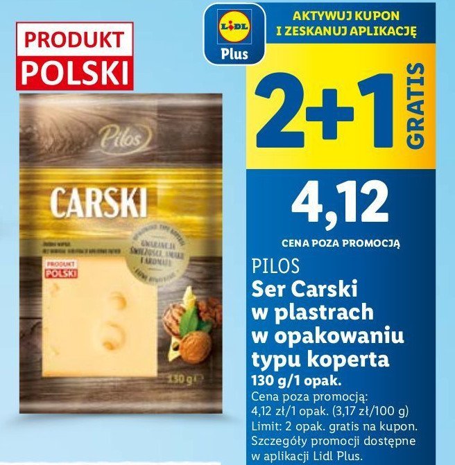 Ser carski w kopercie Pilos promocja