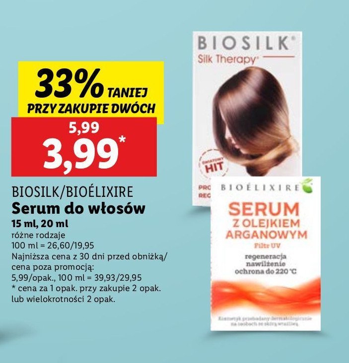Odżywka z jedwabiem do włosów Biosilk silk therapy promocja