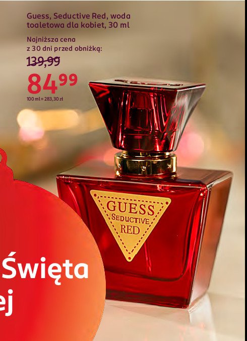 Woda toaletowa Guess seductive red promocja