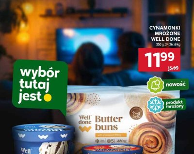 Lody Well Done różne rodzaje promocja w Stokrotka