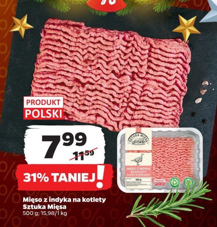 Mięso z indyka na kotlety SZTUKA MIĘSA promocja