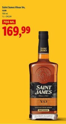 Rum Saint James Vieux Vo promocja w Lidl