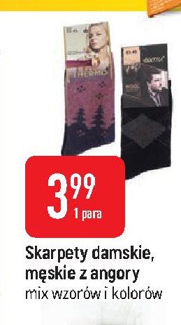 Skarpety damskie z angory promocja